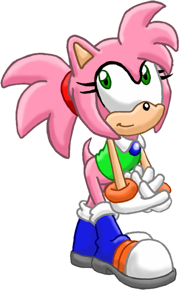 Classic Amy Rose Sprites - Classic Amy Rose Panties (900x1200)