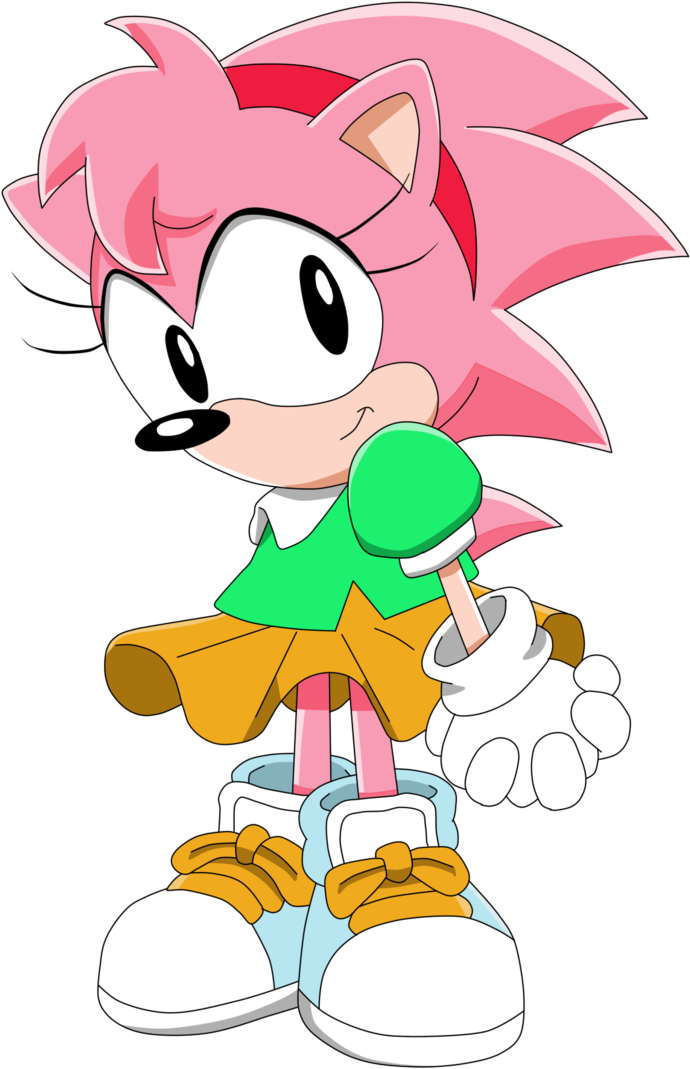 Classic Amy - Sonic Mania Classic Amy (722x1106)