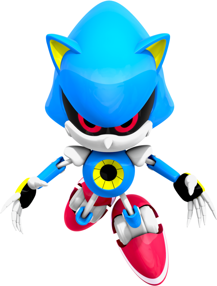 Classic Metal Sonic Render, Wttp 4/4 By Nibroc-rock - Classic Metal Sonic And Metal Sonic (1024x1024)