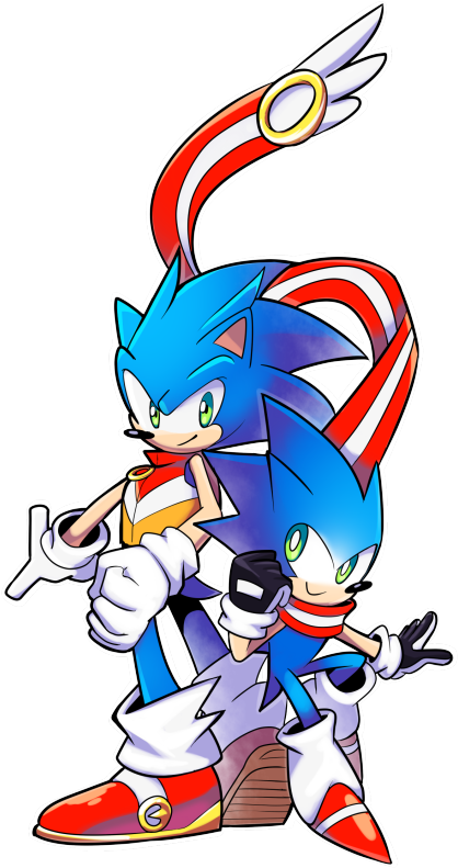 Sonic Bros By Drawloverlala - Sonic Skyline By Drawloverlala (426x810)