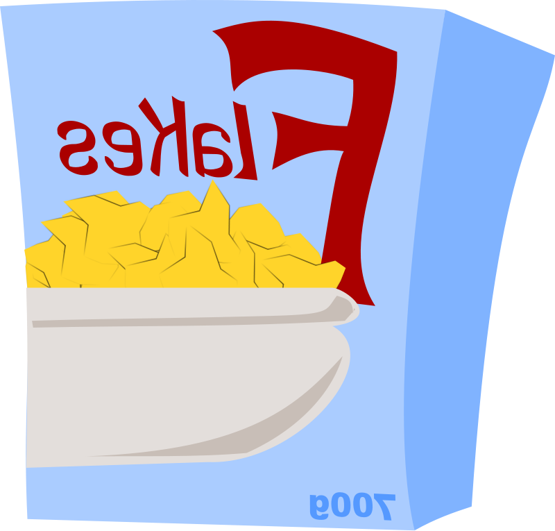 Cereal Clipart Black And White - Poster (800x765)