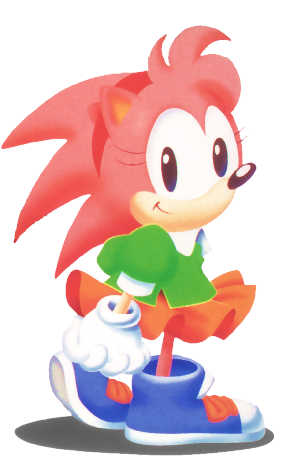 Classic Amy - Amy Rose Sonic Cd (649x964)