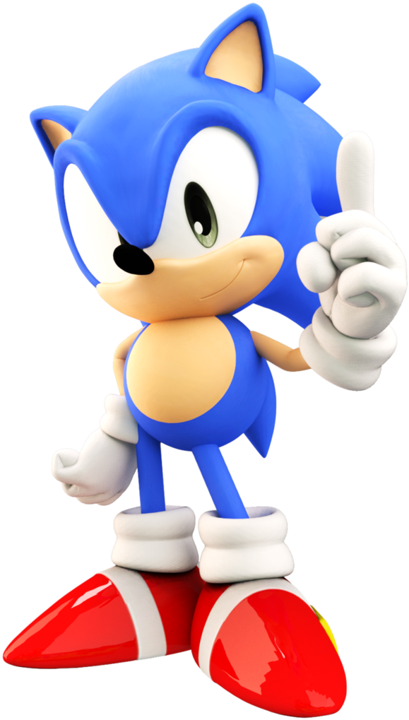 Sonic Generations Classic Running Pictures - Sonic The Hedgehog (733x1090)