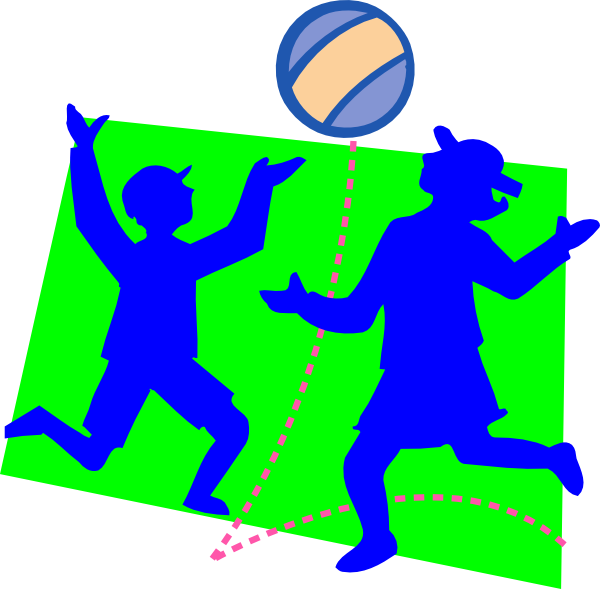 Children Playing Clip Art (600x589)