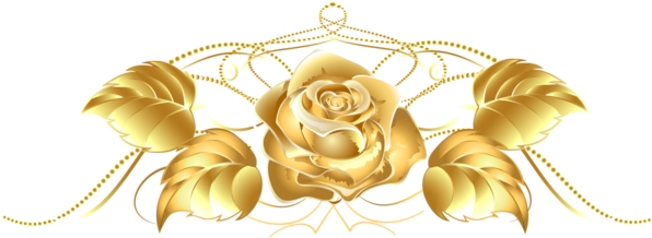 Don't Forget That Our Blessed Mother Is For All The - Gold Flowers No Background (600x240)