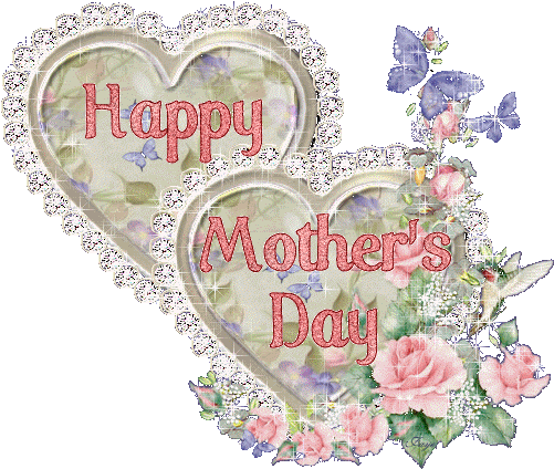 Mother's Day Clipart Moters - Happy Mothers Day Animation (509x432)