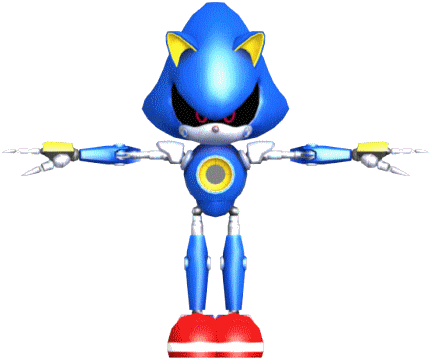 Download - Mario & Sonic At The Olympic Games Metal Sonic (500x375)