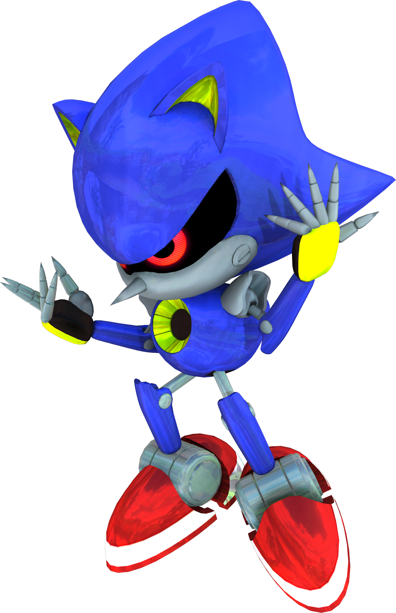 Sonic Generations - Classic Metal Sonic Png (1614x2498)