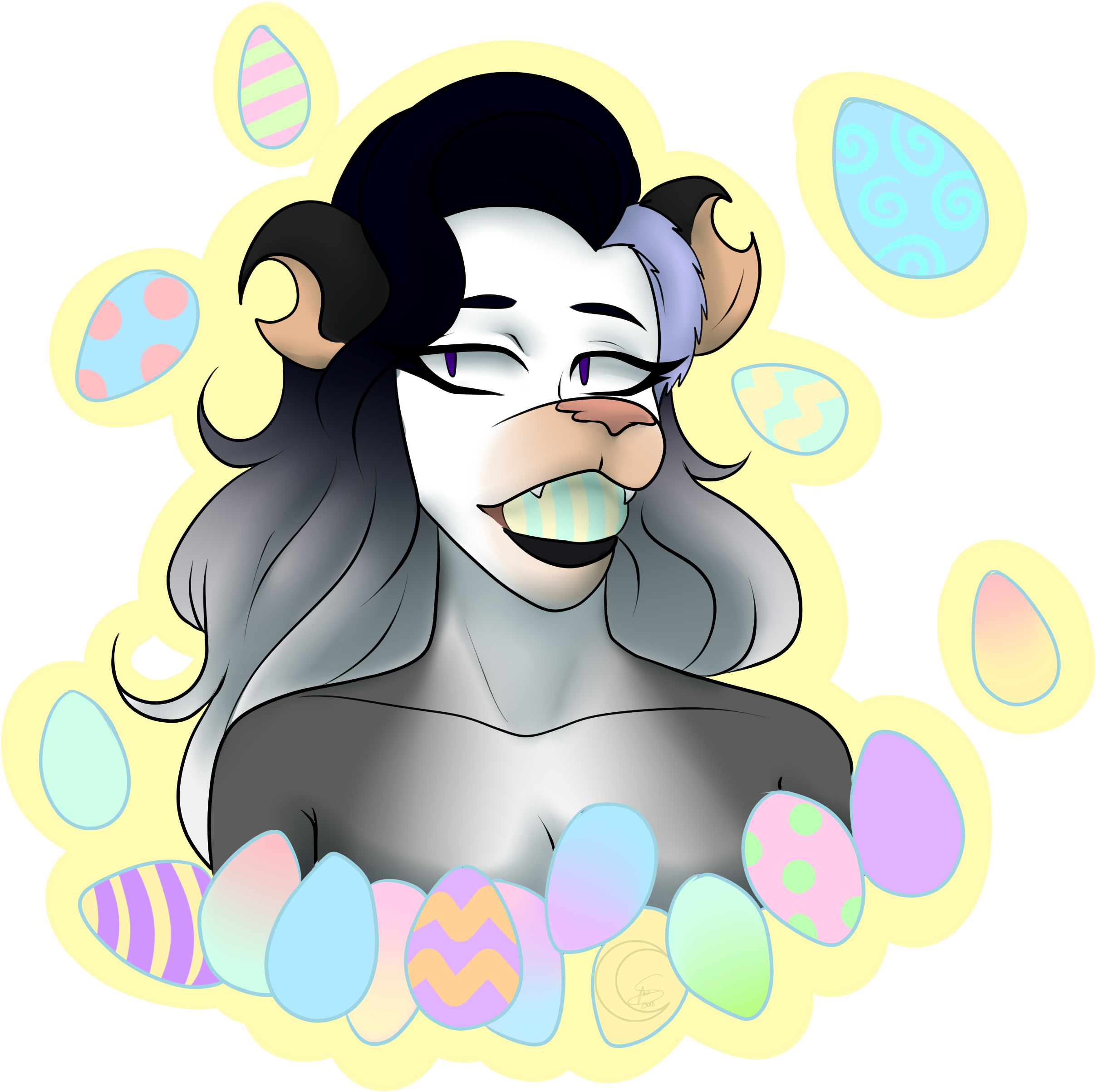 Egg Thief - Cartoon (2520x2520)