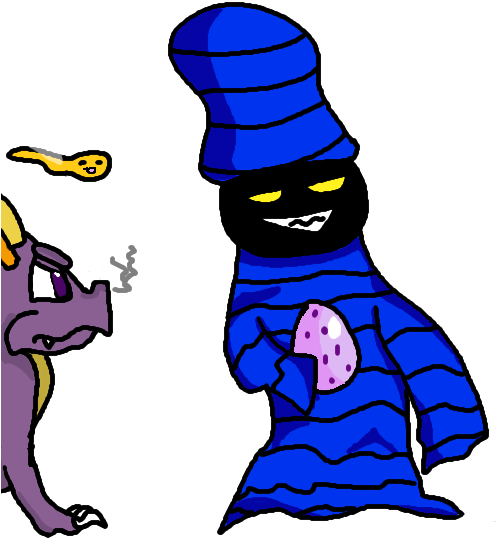 Spyro And The Egg Thief By Admiralbubbles - Spyro (509x550)