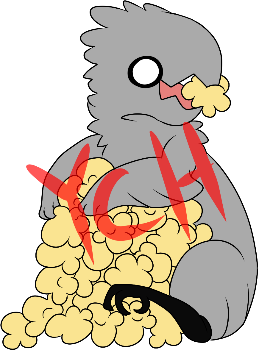 Ych]popcorn Thief By Koitsune - Cartoon (965x1319)