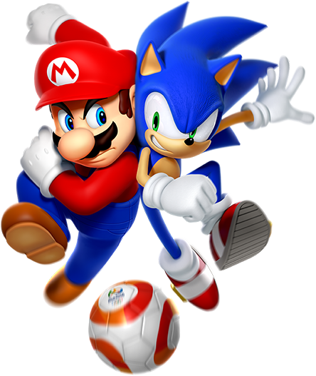 Mario & Sonic At The Rio 2016 Olympic Games™ - Mario & Sonic At The Rio 2016 Olympic Games Png (444x527)