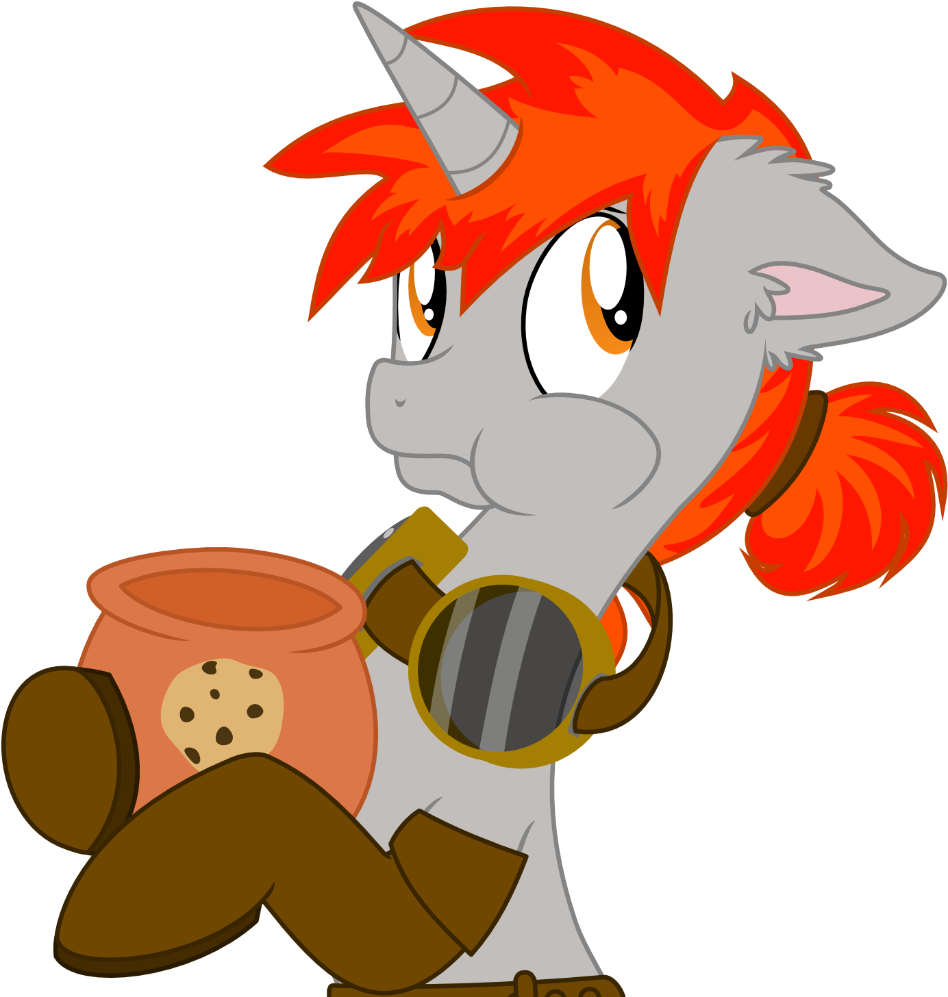 Silly Cookie Thief By Forgotten-remnant - Cartoon (1500x1462)