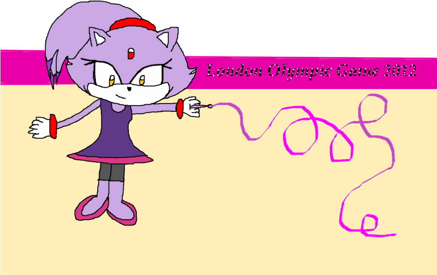 Blaze The Cat For My Friend By Silvaze-love - Cartoon (900x598)