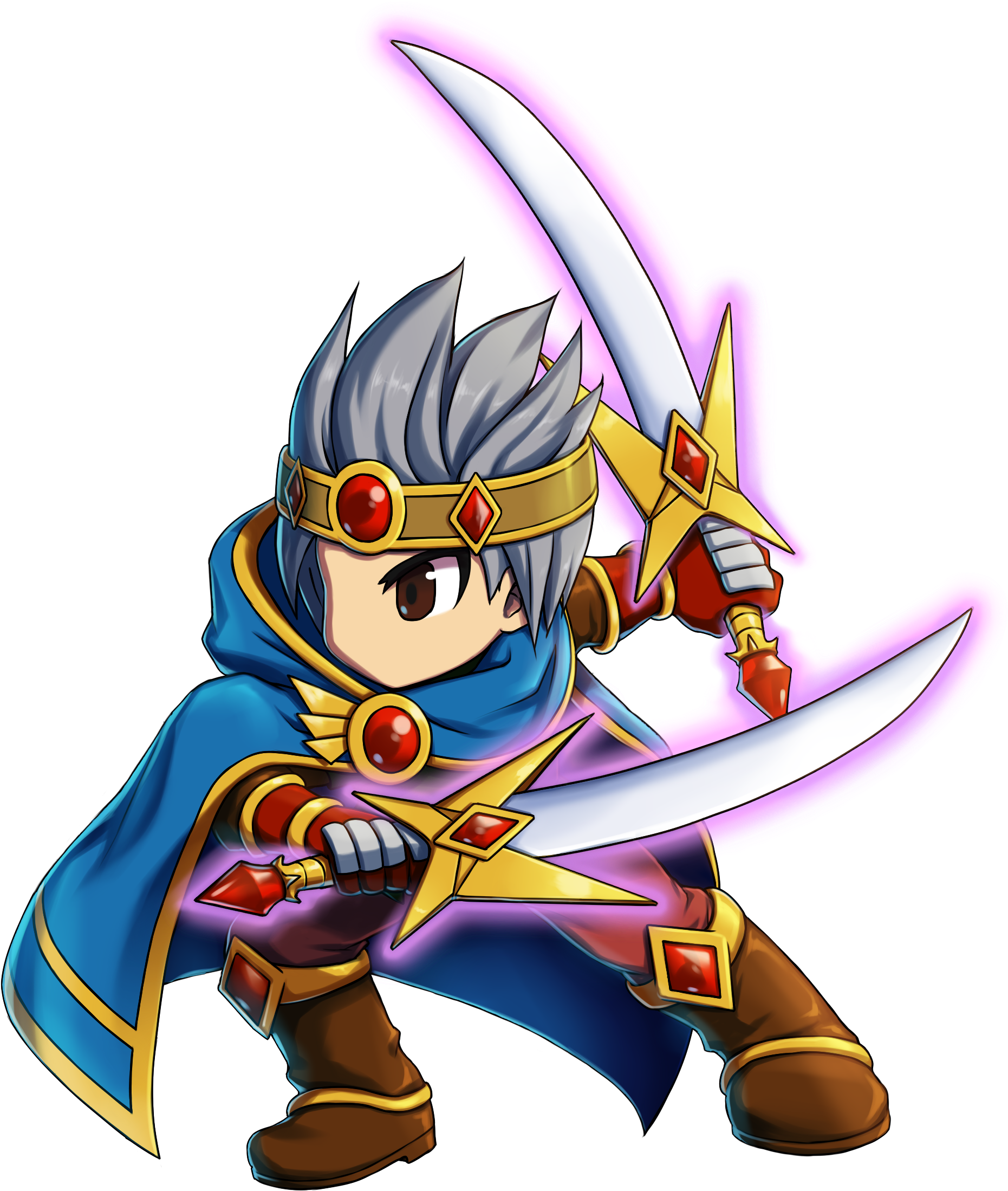 Great Thief Leon - Brave Frontier Bandit Zaza (2000x2300)
