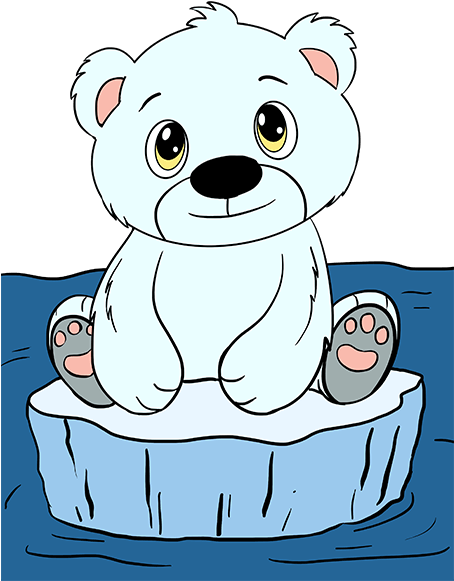 How To Draw A Polar Bear Cub In A Few Easy Steps Easydrawingguides - Polar Bear How To Draw A Bear (678x600)