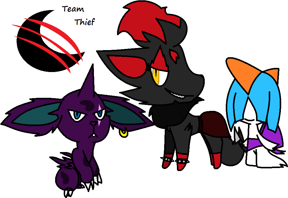 Pmd Team Thief By Sammy-shinyvictini - Cartoon (980x678)