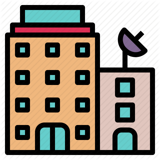 Bulding Clipart Branch Office - Building (512x512)