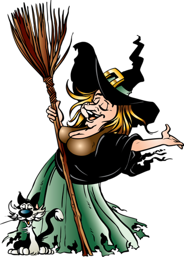 Mystical Halloween - Bruxas Gifs (359x500)