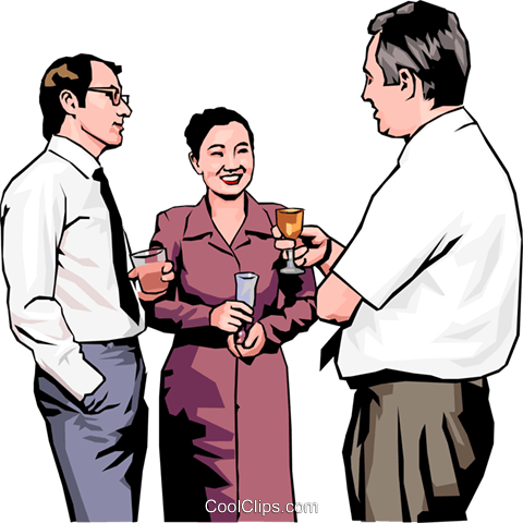 Office Clipart Transparent - Cocktail Party (480x480)