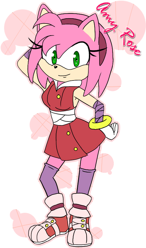Amy Rose By P3rlita - Sexy Amy Rose Boom (500x810)