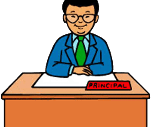 Microsoft Office Clip Art Home Renovation, Clip Art - School Principal Office Clipart (600x500)