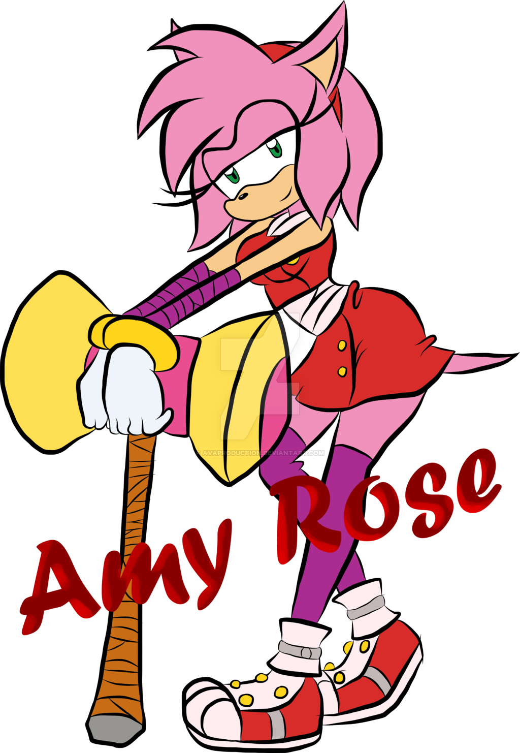 Montyth 292 83 Amy Rose - Amy The Hedgehog Sonic Boom (1024x1482)