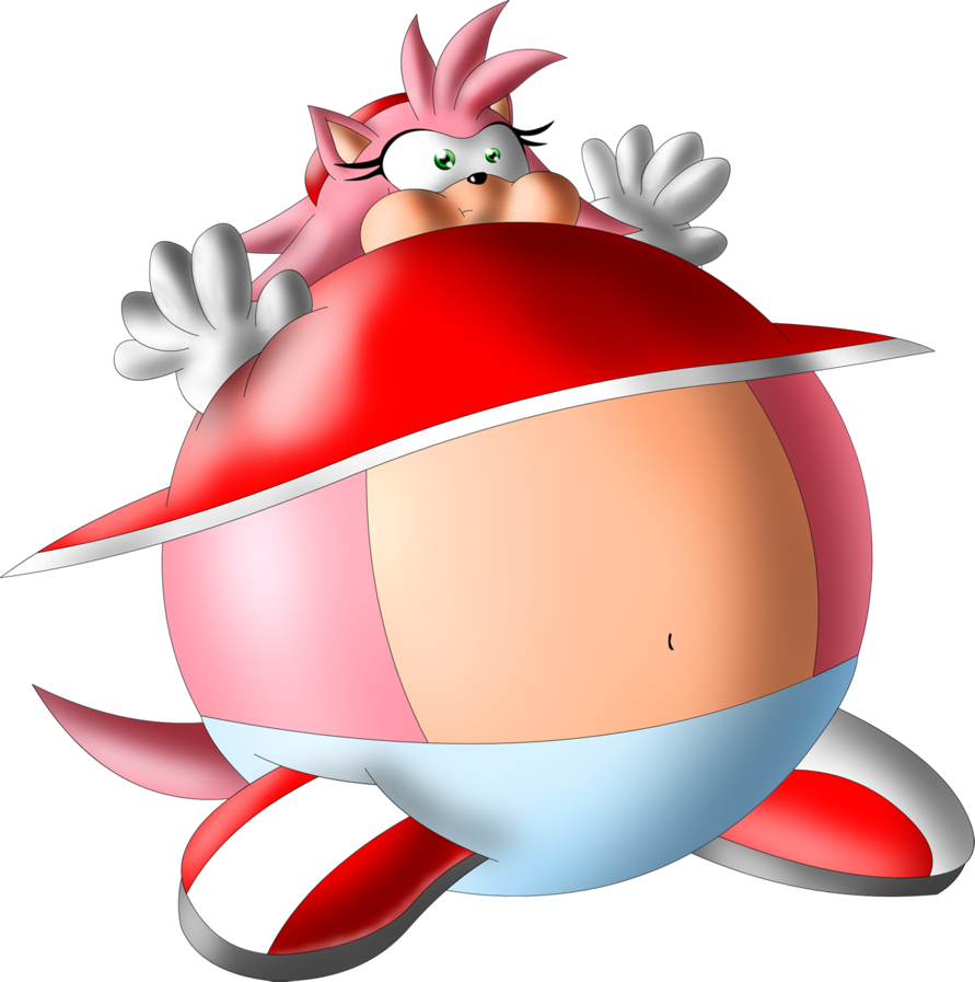 Balloon Amy By Not The New Account - Amy Rose Inflation Feet (891x897)