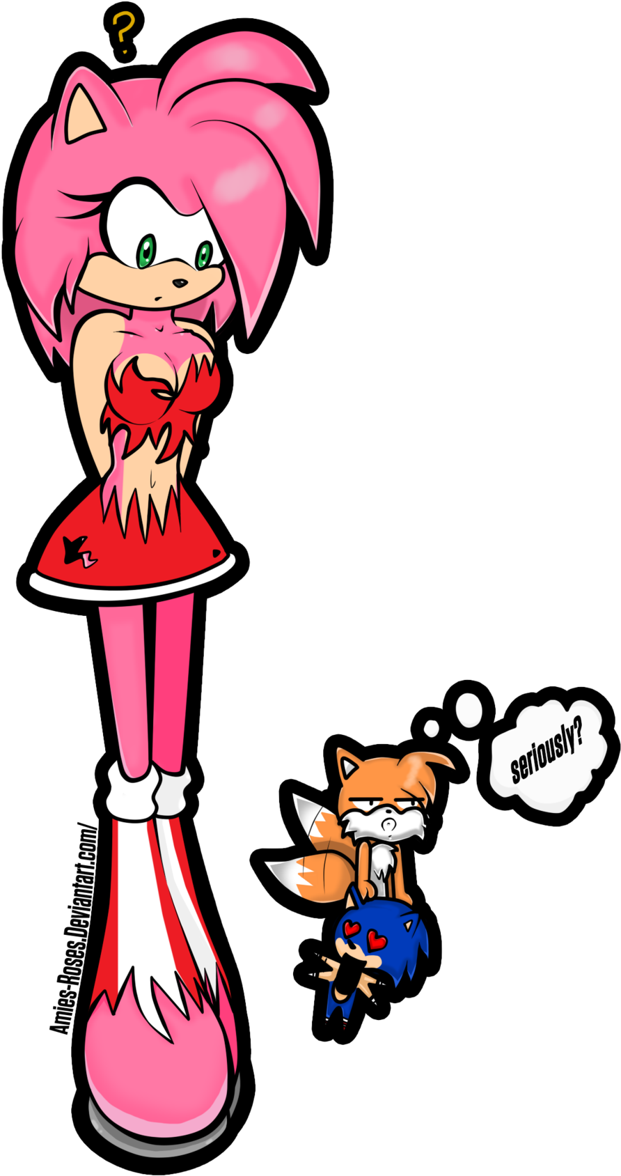 Giantess Amy Rose By Amies Roses-d64kar5 - Sonic The Hedgehog Giantess (1024x1697)