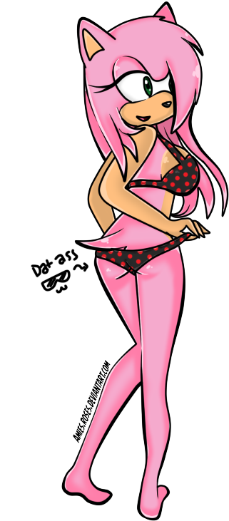 *se Queda Con La Boca Avierta Y Le Sale Sangre De La - Amy Rose (855x771)