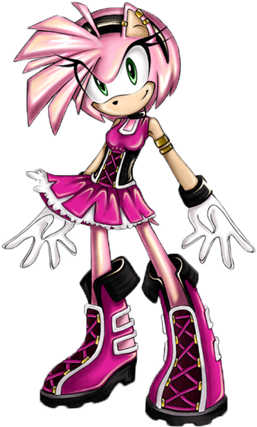 Girlspng 12 1 Amy Rose Png Doll By Mfsyrcm - Amy Rose The Hedgehog (375x622)
