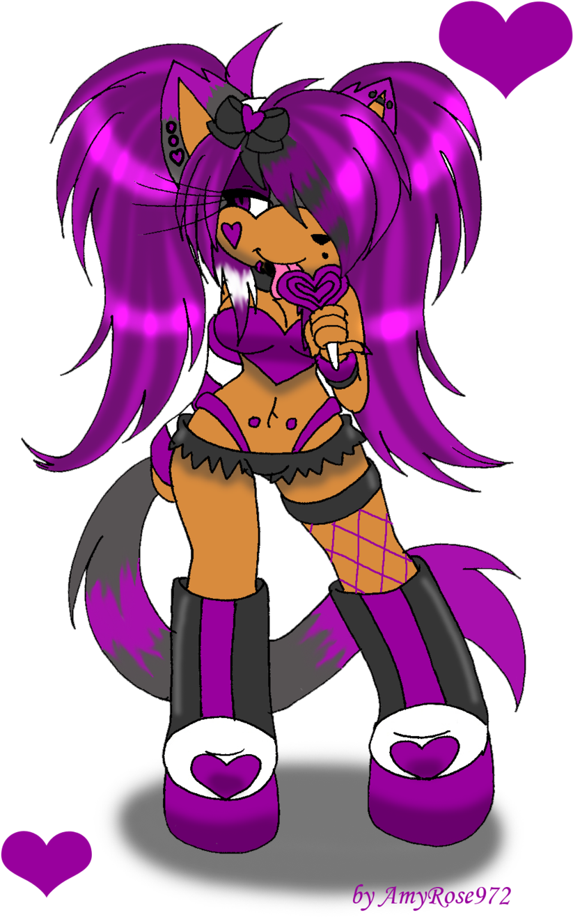 Dark Side - - - By Laurypinky972 - Cartoon (900x1356)