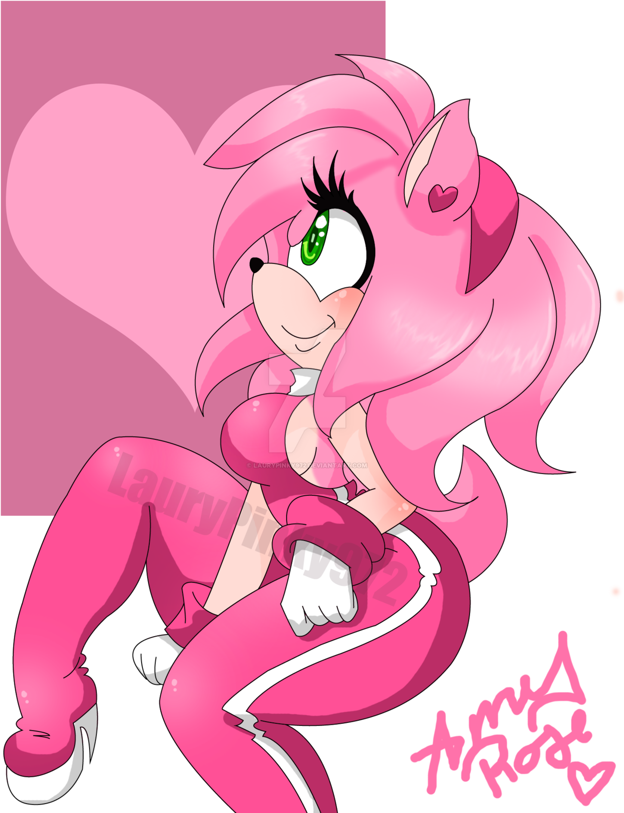 Amy - - - By Laurypinky972 - Cartoon (1280x1704)