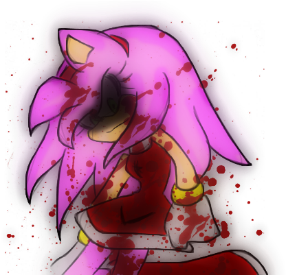 Amy Rose Con Armas - Illustration (500x400)