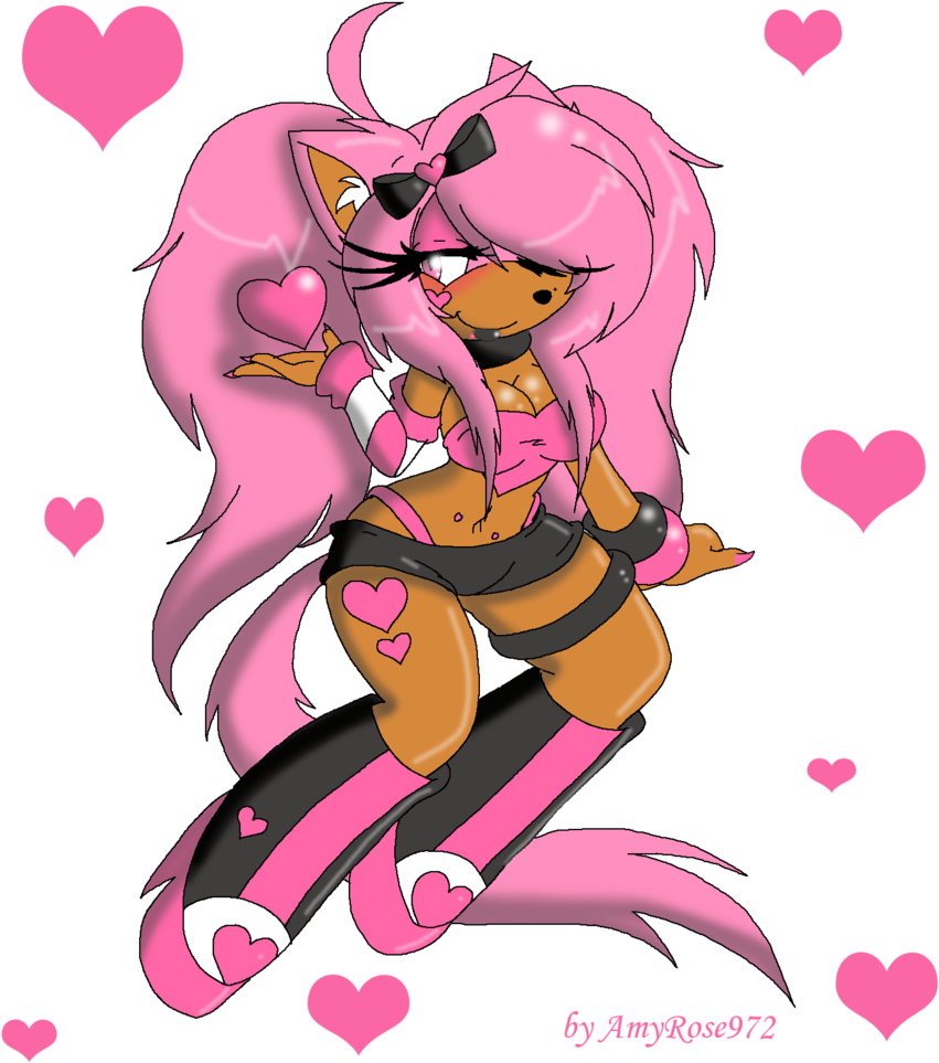 - - Pink Hedgecat - - By Laurypinky972 - Laury The Hedgecat Sexy (900x1048)