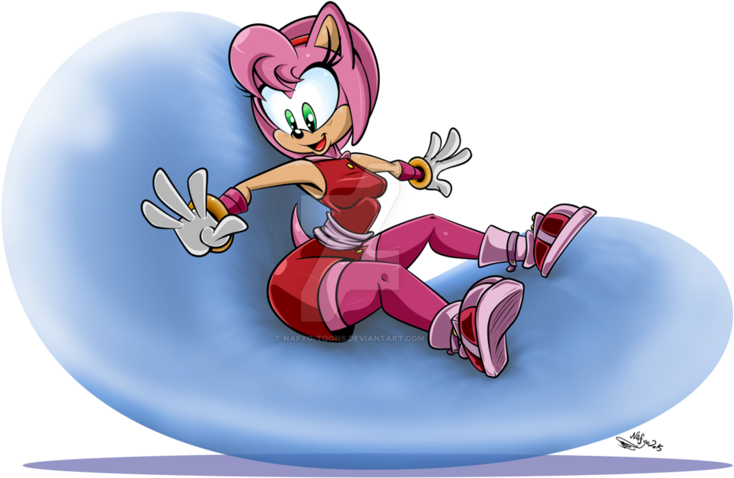 Commission Amy Rose From Sonic Boom By Nafyo-toons - Amy Rose Sonic Boom (1153x692)