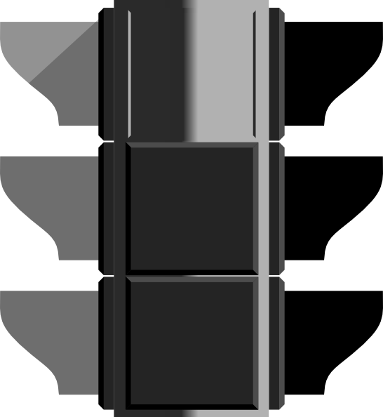 Traffic Light Clip Art At Clker - Green Traffic Light (546x594)