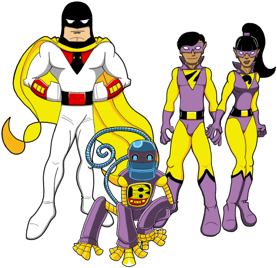 Space Ghost Zan Jan And Bleek By Bastard-bird - Space Ghost Jace Jan (1024x948)