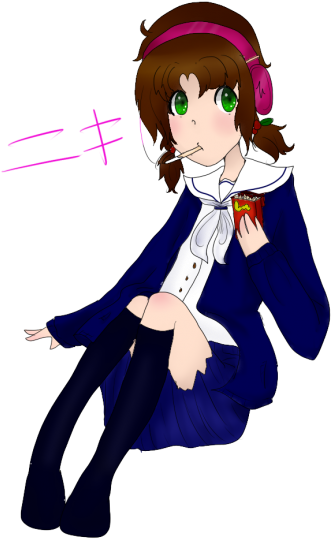 Nikki As An Anime Girl - Cartoon (850x653)