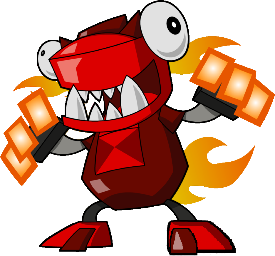 Infernites Max Vector By Thedrksiren - Mixels Series 1 Infernites (1024x896)