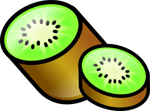 صورة كيوى كرتون - Cartoon Kiwi Fruit (512x379)