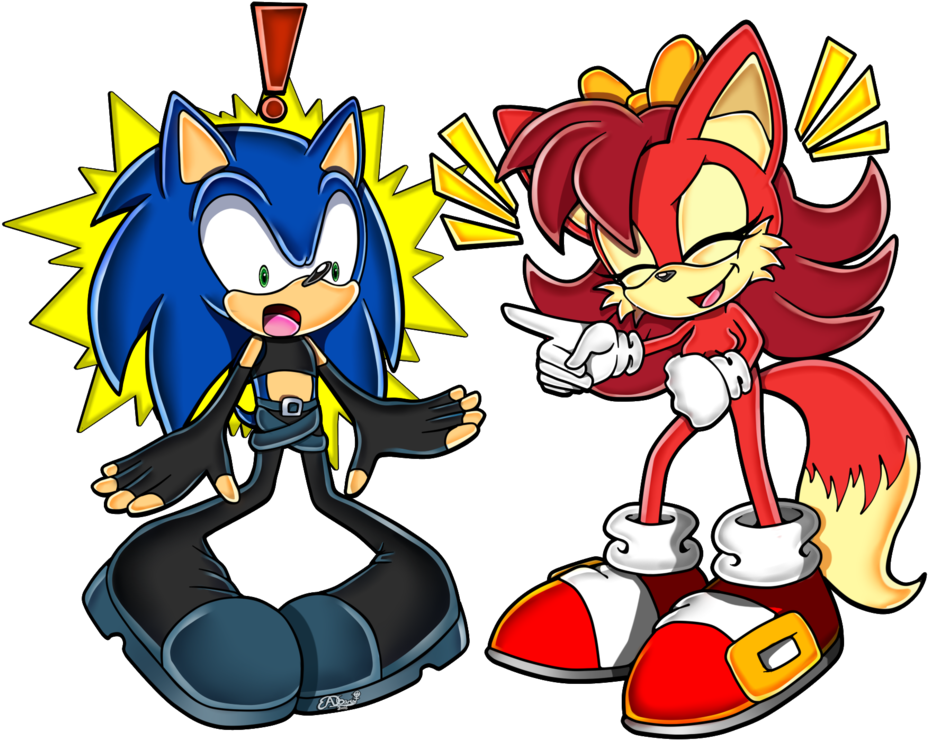 01 Fiona's Giggle By Poolvosje - Giggle Sonic (1006x794)