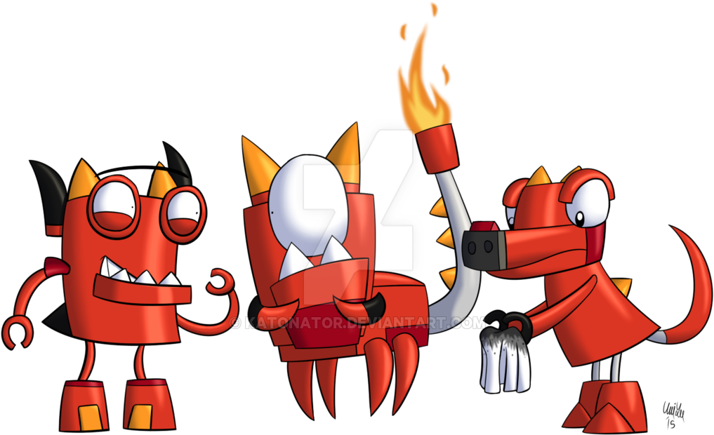 Three More Infernites By Katonator - Mixels Series 4 Infernites (1024x626)
