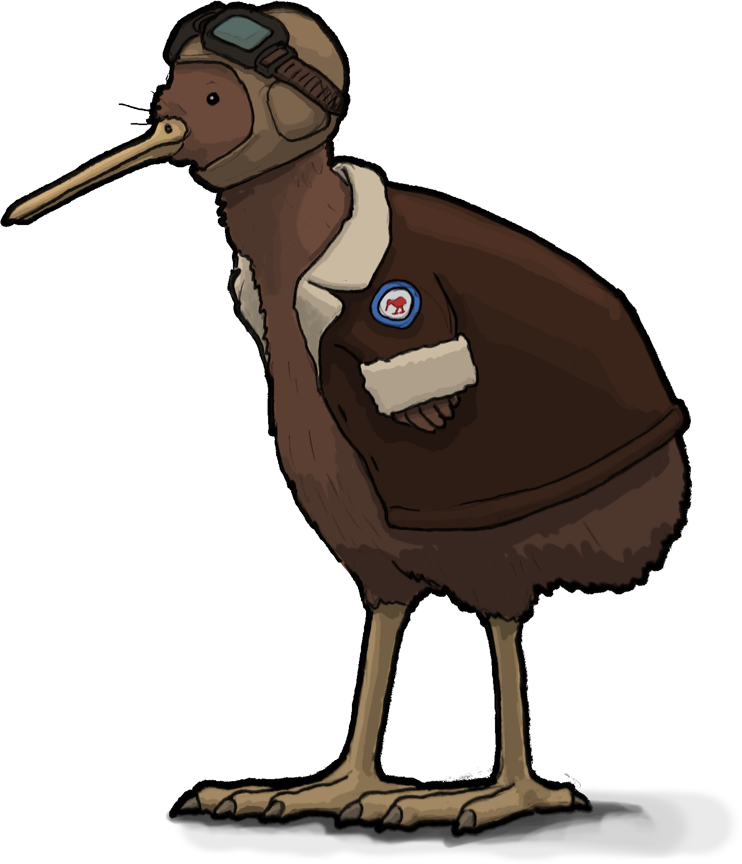 Warrant Officer Clyve The Kiwi - Warrant Officer Clyve The Kiwi (1696x1920)