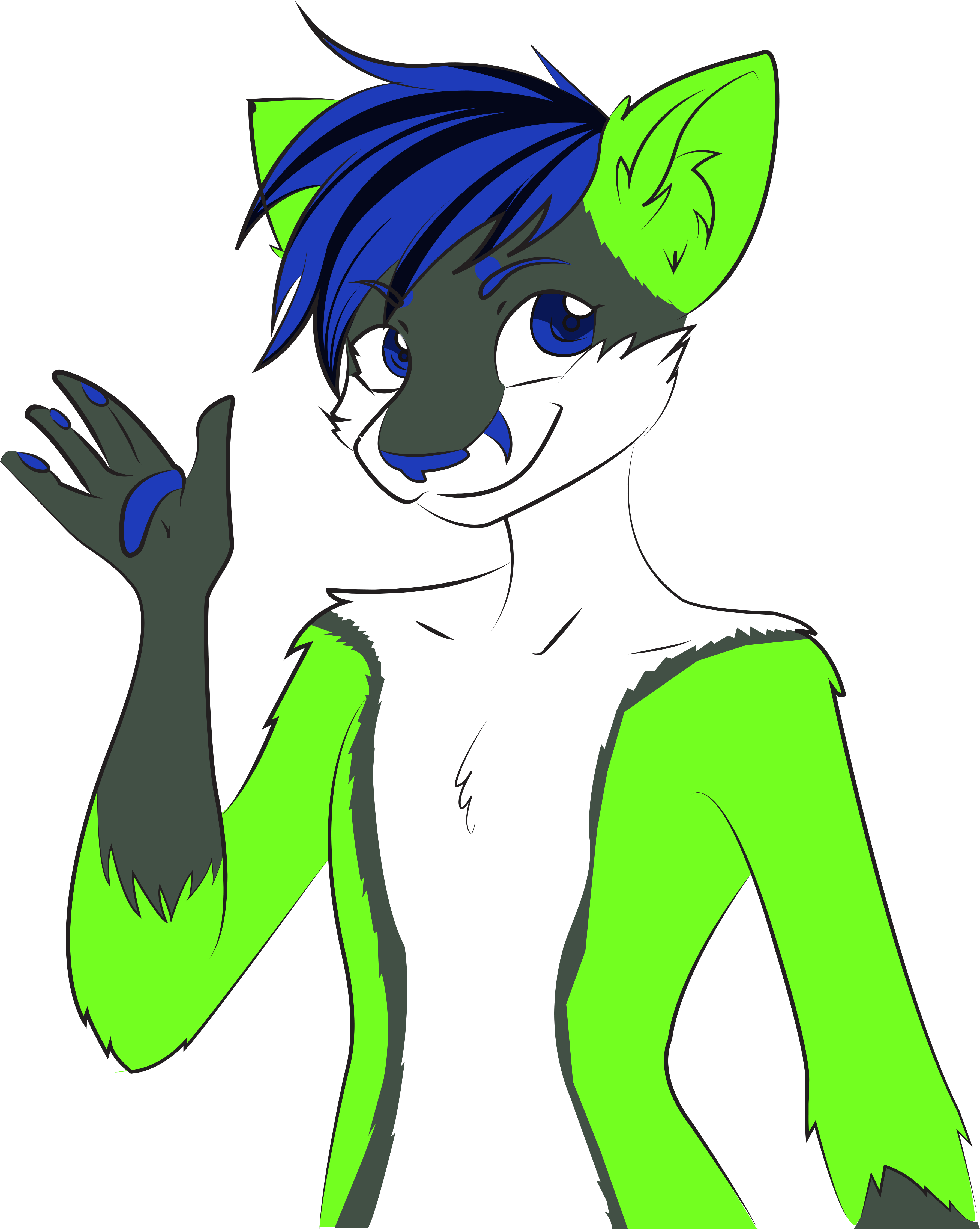 Kiwi Fox Wave - Vulpini (4500x4500)