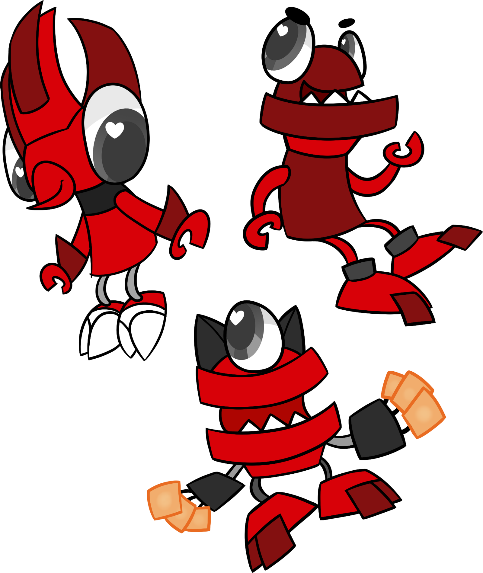 Chibi Infernites By Frozen Star - Frozen Star (1600x1898)