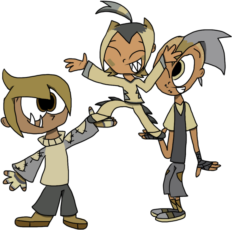 Hopeless Romantic Brotherly Trio By Zootycutie - Mixels Spikels Human (1024x853)