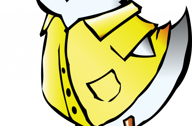 Clipart Chick With Raincoat - Spring Clip Art (640x420)