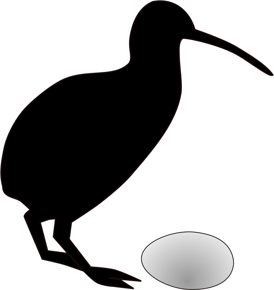 File - Kiwieggratio - Svg - Kiwi Bird (955x1024)