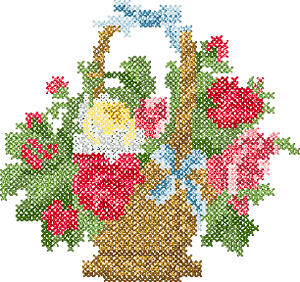 Find And Download The Prettiest Flowers, Ornamental - Embroidery (300x282)